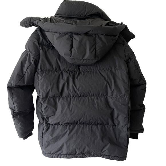 ❌SOLD ❌Aritzia Wilfred Free Archive Parka Hooded, quilted down parka black - Picture 7 of 16